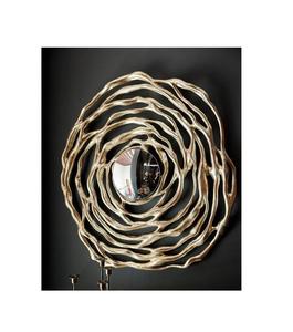 Magnífica decoración de pared de metal para sala de estar moderna, escultura de pared de hierro de lujo para interiores. - Product Image 3