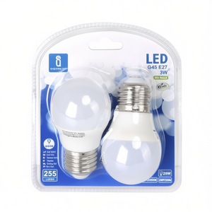 Bombilla LED G45 E27 3W 6400K Blanco Frío, Paquete de 2 Piezas - Product Image 2