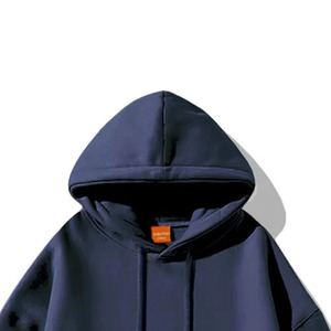 Custom 100% Cotton for Men's Letter Pattern <b>Hoodie</b> <b>Plain</b> Drop Shoulder Oversized Hooded Sweatshirt Waterproof Streetwear - Product Image 4