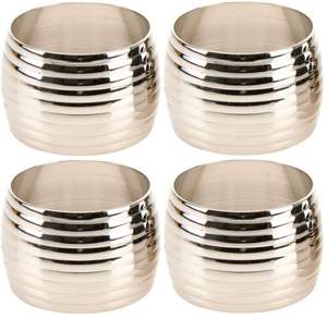 Anillo de servilleta de metal hecho a mano, único, para mesa de comedor, boda, fiesta, restaurante, accesorio elegante para decoración de mesa - Product Image 5