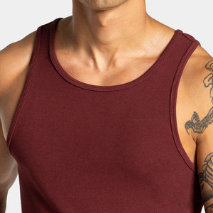 Camiseta sin Mangas para Hombre, 100% Algodón, Deportiva, Transpirable, Holgada, Elástica, Ajuste Veraniego, OEM, Nueva Llegada, Moda, Tendencia, Oferta - Product Image 4