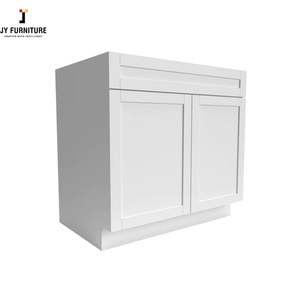 JY Vietnam Design moderne européen Armoires de cuisine RTA Ensembles complets Charnière de comptoir en marbre pour les projets d'appartements américains - Product Image 5