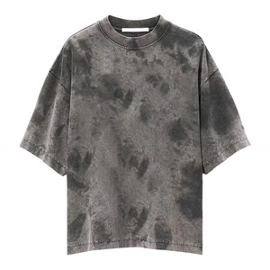 Men’s Casual Slim Fit Stonewashed T-Shirt Polyester Cotton Crew Neck Short Sleeve Tee Available Multiple Sizes for Everyday Wear - Product Image 4