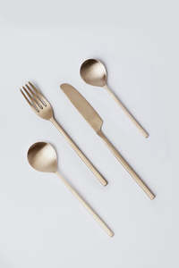 Stainless Steel Cutlery Knife Fork Spoon Set Western <b>Steak</b> Gold Elegant Design Mirror Polish Silverware for Wedding Event <b>Gifts</b> - Product Image 3