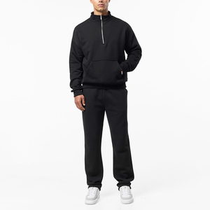 Conjunto Deportivo Personalizado de Felpa para Hombre, Sudadera con Cierre de Cremallera, Pantalones Jogger, Ropa Deportiva de Marca Propia, Corte Regular - Product Image 1