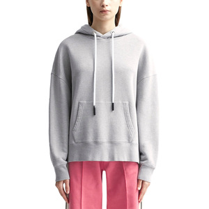 Haut à capuche oversize en polaire pour femme, style club sexy, imprimé animal anime par transfert thermique, sans manches, collection automne, taille plus 100% - Product Image 1