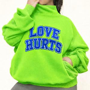 Suéter de punto largo para mujer, cuello simulado, forro polar, cálido, transpirable, de secado rápido, tacto suave, ajuste holgado, diseño informal para invierno - Product Image 1