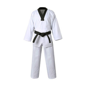 Uniformes de Taekwondo Personalizados de Alta Calidad con Diseños de Logotipos de Equipos Privados a Precios Económicos en Mezcla de Poliéster/Algodón - Product Image 2