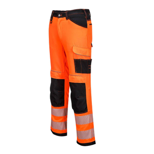 High Quality <b>Hi</b> Vis Worker Cargo Pants Trouser Safety Reflective Construction Working Multi Color Plus Size Safety Pants - Product Image 5
