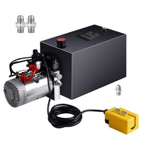 Unità di Potenza Idraulica Certificata ISO da 15 Quarti, Pompa a Doppio Effetto per Rimorchio Ribaltabile con Portata di 0,91 GPM e Pressione Massima di Scarico di 3200 PSI - Product Image 1