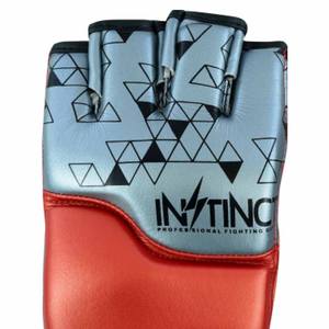 Guantes de Boxeo MMA Profesionales de Alta Calidad, de Cuero Vacuno, Medios Dedos, Transpirables, Ligeros, con Cierre de Gancho y Bucle, Antideslizantes - Product Image 3