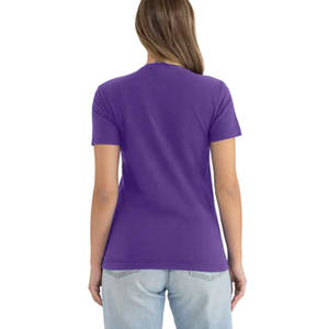 Camiseta de Algodón Lavado Suave 3600SW Color Morado Next Level para Hombre y Mujer, Corte Regular, Poliéster, Algodón Peinado, Rayón - Product Image 5