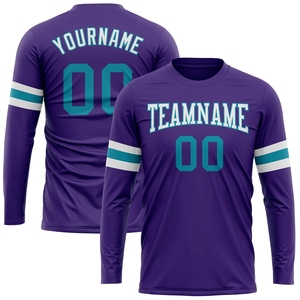Wholesale Direct Manufacturing Industry Custom for Teal-<b>White</b> Half Sleeve Anti-UV Breathable 100% Polyester Performance - Product Image 1