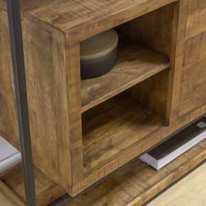 Aparador Vandana Radiant Arista de metal y madera de mango - Product Image 3