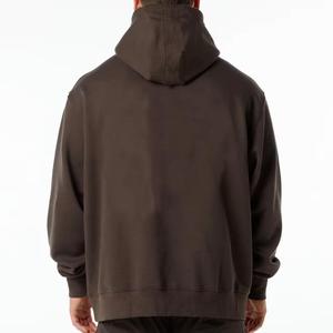 Sweat à capuche de luxe uni, design élégant et tendance, 100% coton, hiver, coupe ample, unisexe, pour les jeunes et les clubs - Product Image 4