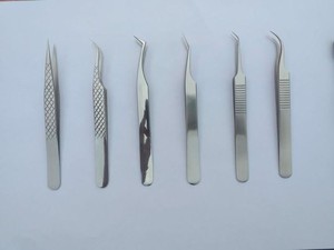 Pinzas para Pestañas de Acero Inoxidable con Punta de Fibra, Dentadas, con Opción de Logotipo Personalizado - Venta al por Mayor - Product Image 3