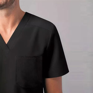 Medical <b>Scrubs</b> Uniform Set Unisex Soft Fabric Comfortable Nursing Hospital Doctor Clinic Daily Workwear - Product Image 2