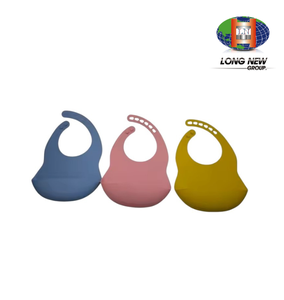 LONGNEW Babero Reutilizable Impermeable de Plástico PP con Recolector de Comida para Bebés y Niños Pequeños - Product Image 4