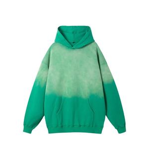 เสื้อฮู้ดดี้ผู้ชายทรงโอเวอร์ไซส์ สีพื้น ผ้าฝ้ายเฟรนช์เทอร์รี่ สไตล์ลำลอง มีกระเป๋า เหมาะสำหรับใส่ในฤดูใบไม้ร่วง ทรงปกติ ลุควินเทจแบบซักแล้ว - Product Image 4