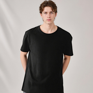 เสื้อยืดกีฬาผู้ชายไซส์ใหญ่พิเศษจากคลังสินค้าสหรัฐอเมริกา ผ้าฝ้ายออร์แกนิค 100% แบบถัก ดีไซน์เรียบง่าย ลายตัวอักษร ระบายอากาศได้ดี - Product Image 5