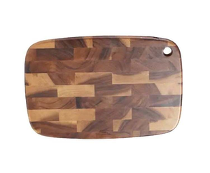 Nouvelle planche à découper double face en bois massif 2026 pour cuisine, design damier en chêne, anti-moisissure - Product Image 2