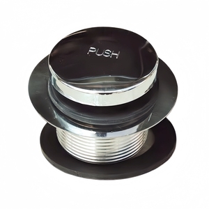 ท่อน้ำทิ้งแบบสัมผัสปลายท่อขนาด 1-1/2 นิ้ว เกลียว 5/16 นิ้ว ชุบโครเมียม สำหรับอ่างอาบน้ำในห้องน้ำ - Product Image 4