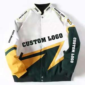 Veste de motard en coton pour homme NESTA SPORTS OEM, style hip-hop, avec broderie appliquée, tendance, style bandana, pour le sport et la moto - Product Image 2