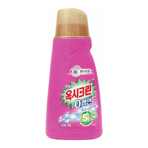 Agent de blanchiment à l'oxygène liquide sans chlore 1 L, détachant pour vêtements blancs et colorés - Product Image 1