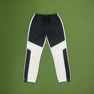 Ensemble de survêtement unisexe avec design color block, veste sportive à capuche entièrement zippée et pantalon, en polyester respirant, pour le printemps, taille adulte - Product Image 2