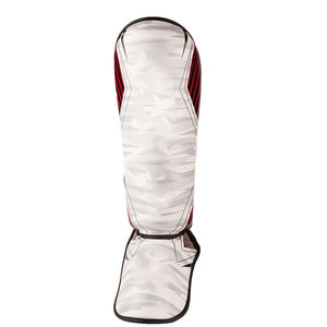 2025 Al por mayor, protectores de espinilla de boxeo fabricados en nuestra propia fábrica, con protectores de empeine extraíbles, azules, personalizados OEM - Product Image 2