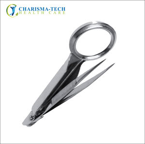 CHARISMA-TECH Pinzas Manuales para Fragmentos con Lupa, Pinzas Quirúrgicas de Acero Inoxidable, Instrumentos Médicos CE - Product Image 4