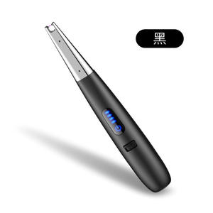 Type C Charging Rechargeable and Windproof Candle with LED Light Dericsson <b>Custom</b> LOGO Kitchen <b>Lighters</b> New Electric - Product Image 1