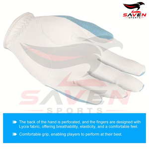 Servicio OEM ODM, Guantes de Golf Personalizados con Logotipo para Mujer, Transpirables, de Malla de Aire, Cuero Suave, Antideslizantes, para Entrenamiento - Product Image 4
