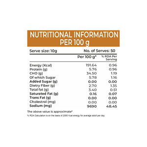 ผงปรุงรสปันซารีอัชารีติกก้า 500 กรัม คุณภาพส่งออก แบบแห้ง ผสมพริกคั่วเกรดพรีเมียมจากอินเดีย ราคาดีที่สุด - Product Image 3