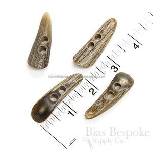 Buffalo Ox Horn Button Quality Custom Round 4-Hole 4 Hole Horn Resin Sewing Button Fashion 4 Holes Buttons for Clothes <b>Shirt</b> - Product Image 3