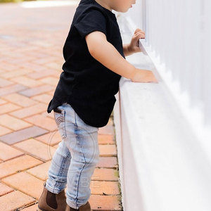 Daily Wear Lightweight Casual Comfortable <b>Soft</b> Touch Relaxed Fit Kids Boys <b>Jeans</b> Pant 100% Cotton Breathable - Product Image 4