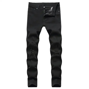 Nuevos Jeans de Mezclilla para Hombre, Estilo Recto Elástico, Formal de Negocios, Casual, 100% Algodón, Jeans Azules, Invierno, Otoño, Transpirables, Ecológicos - Product Image 2