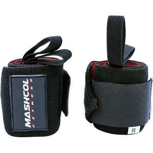 OEM profesional grado 18 ''Premium muñequeras envolturas personalizadas de algodón rígido elástico pulgar bucle transpirable Powerlifting muñeca - Product Image 4