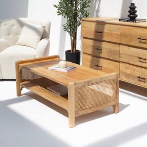 โต๊ะกาแฟหวายไม้แวนดานา แอสตร้า โนวา สำหรับห้องนั่งเล่นสมัยใหม่และการตกแต่งสไตล์ร่วมสมัย - Product Image 3