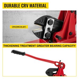 24 \ "panca durezza 35-45HRC strumento di crimpatura foratura braccio di taglio 3/8 \" bullone Cutter da banco per cavo a fune - Product Image 2