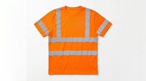 Custom High Visibility Reflective Cotton Silk Screen Printed Safety T-Shirt Short Sleeve Workwear Uniform Pocket Tee Men's - Product Image 6