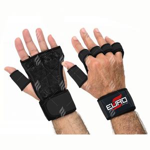 Guantes de Gimnasio de Neopreno Resistentes, Medios Dedos, Antideslizantes, con Palma Acolchada y Cierre Ajustable de Velcro, Novedad al por Mayor - Product Image 1