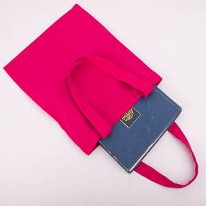 Premium Pink Canvas Beach Tote Bag <b>Large</b> Size Shoulder Handle Custom Logo <b>Printing</b> Reusable Shopping Bags Wholesale Handmade - Product Image 5