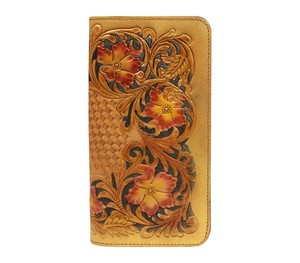 Fashion Premium Leather Ladies Long <b>Wallet</b> Stunning Pattern Multiple Card Slots <b>RFID</b> <b>Blocking</b> Secure Closure Organizer - Product Image 1