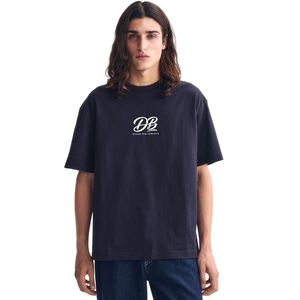 เสื้อยืดผู้ชายทรงหลวมแบบสบายๆ ผ้าฝ้ายระบายอากาศ คอกลม เรียบง่าย สำหรับแบรนด์ค้าปลีก สั่งผลิตจำนวนมาก รับผลิตแบบ OEM ODM - Product Image 1