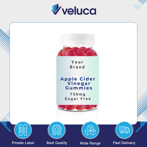 Offre incroyable sur des gommes en forme de pomme au vinaigre de cidre de pomme rouge sans sucre, sans OGM, véganes, sans gluten, de qualité supérieure, 750 mg, pour adultes - Product Image 2