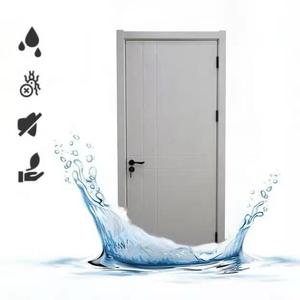 Durable Modern WPC PVC Interior Door Anti-Termite Waterproof Finished for Bedroom Bathroom Home Office School Brand Vinadoor - Product Image 1