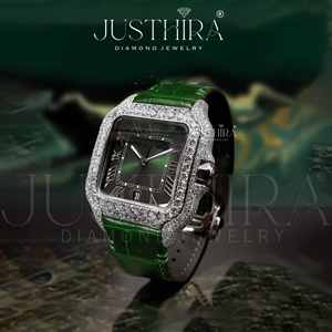 นาฬิกาข้อมือเพชรโมอิสซาไนต์สุดหรูสำหรับทุกเพศทุกวัย ดีไซน์ทันสมัย พร้อมประกายระยิบระยับ จำหน่ายราคาส่งที่ดีที่สุด - Product Image 4