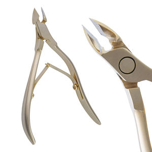 STAHLMANN PRO. Cortauñas Profesional Personalizado de Acero Inoxidable con Acabado Dorado, Cuchilla Afilada, Apertura de Boca Ancha, Duradero y Portátil - Product Image 2