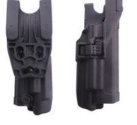 Plateforme de ceinture tactique pour holster à taille basse avec adaptateur de déclenchement et plaque dorsale pour accessoires de chasse, système de transport réglable